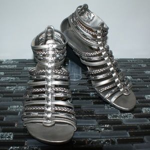Women's Michael Shannon Gladiator Wedges, Size 8.5